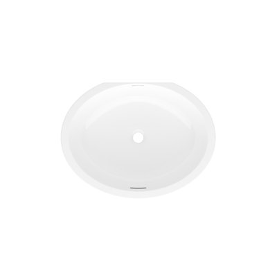 Kaali 21" x 18" Undermount Oval Lavatory Sink