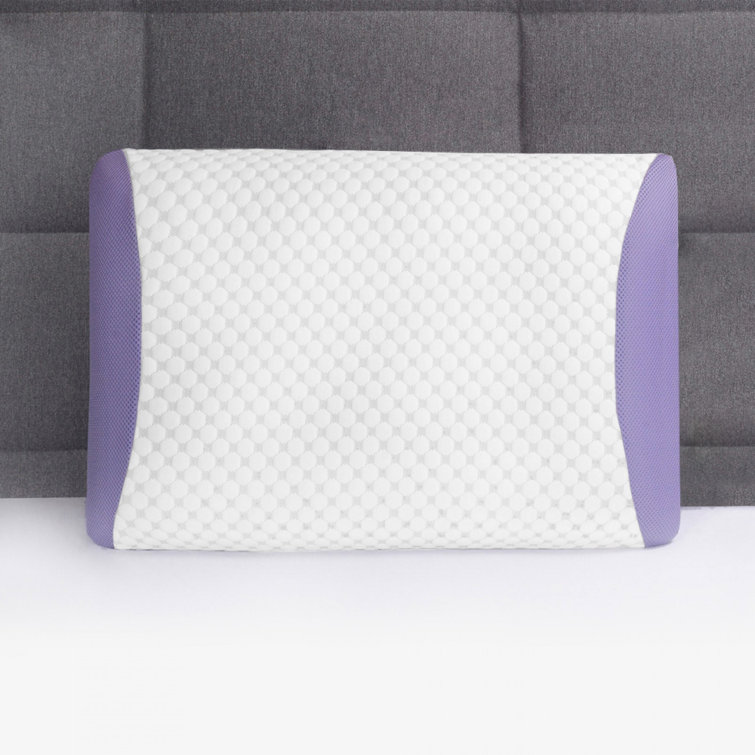 lavender memory foam pillow