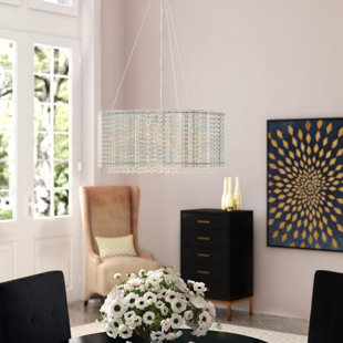 Go to store & view more images House of Hampton Anakin 4-Light Crystal Chandelier