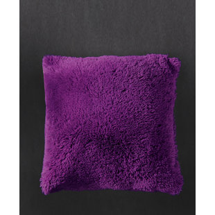 Purple Fur Pillow Wayfair