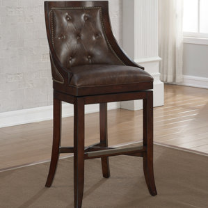 Clifton Swivel Bar Stool by Darby Home Co