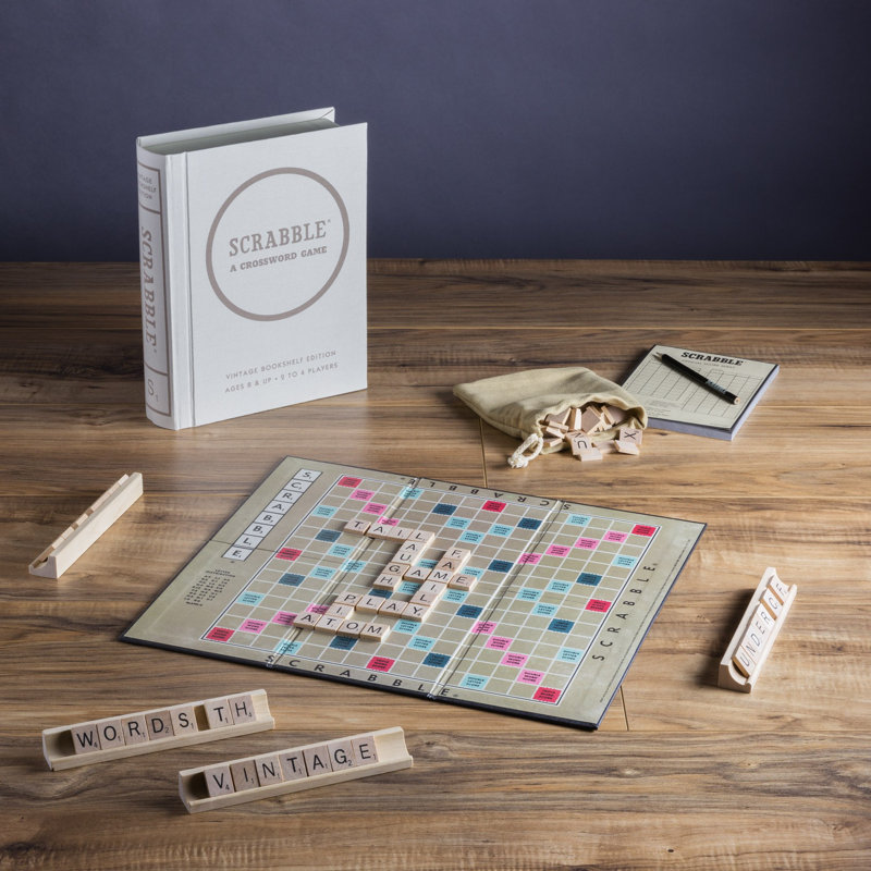 Ws Game Company Scrabble Vintage Bookshelf Edition Reviews Wayfair