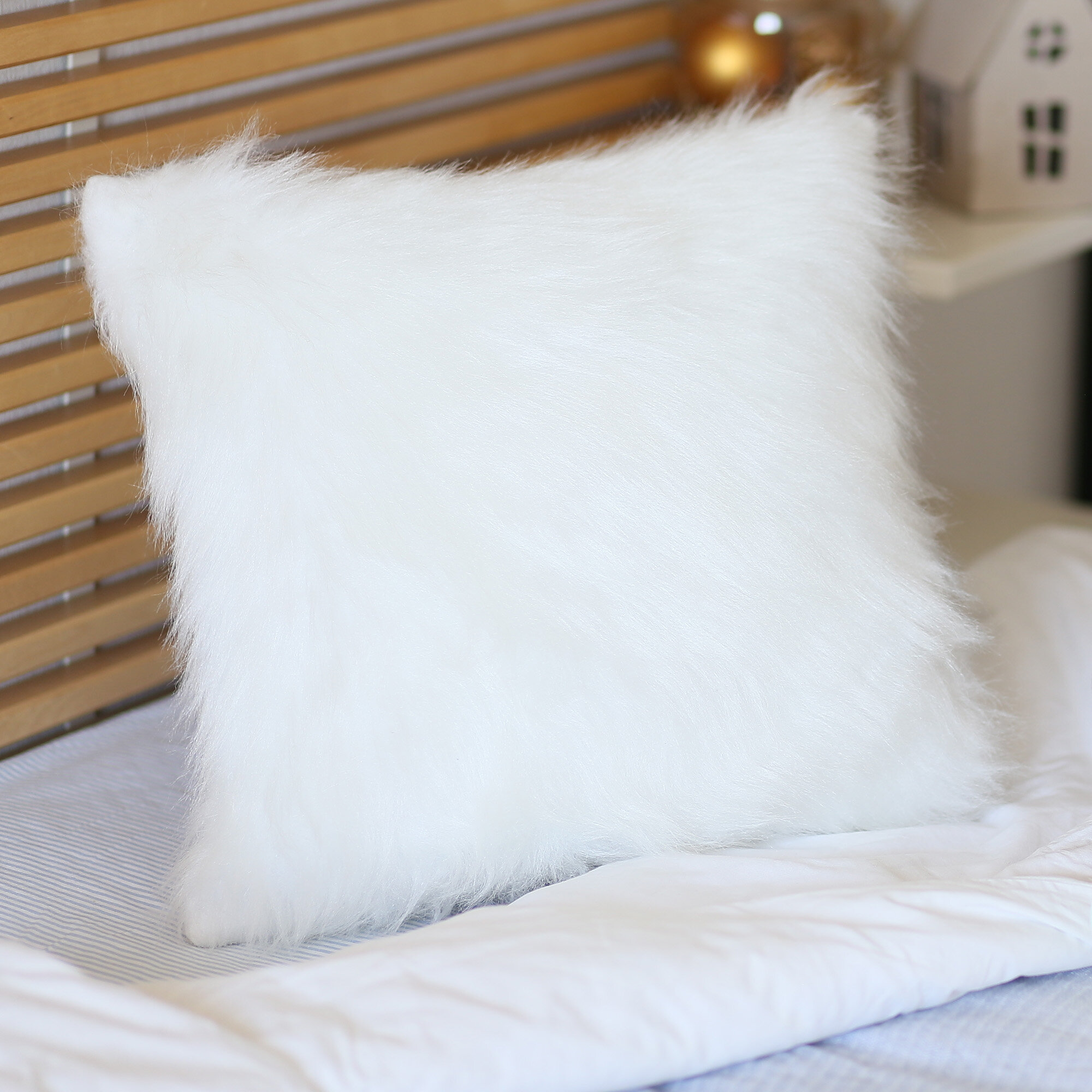 fluffy throw pillows