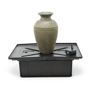 Fiberglass Amphora Slate Vase Fountain Kit