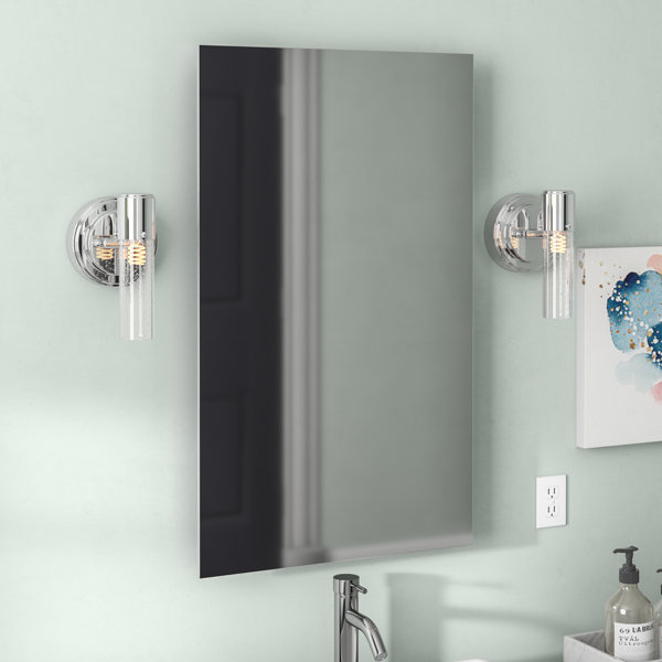 Ebern Designs Dwayne 18" x 30" Recessed Medicine Cabinet ...