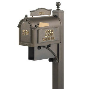 Post Mounted Mailbox