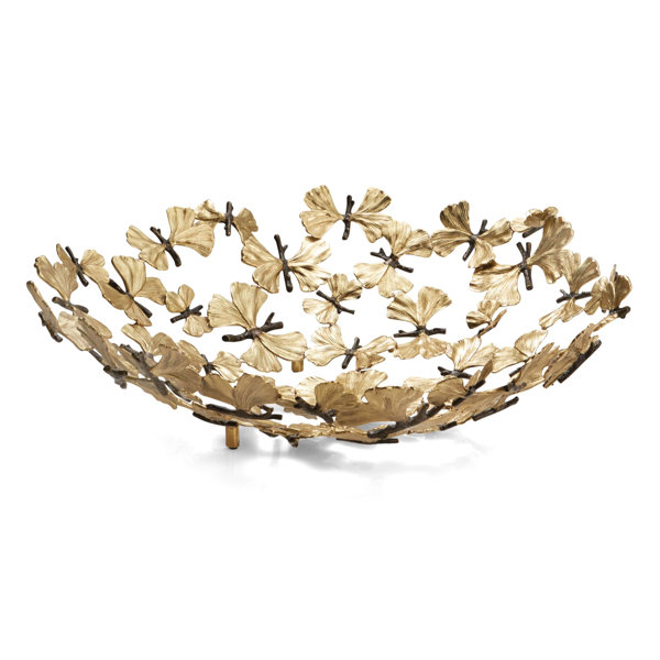 Michael Aram Butterfly Ginkgo Centerpiece Decorative Bowl Perigold