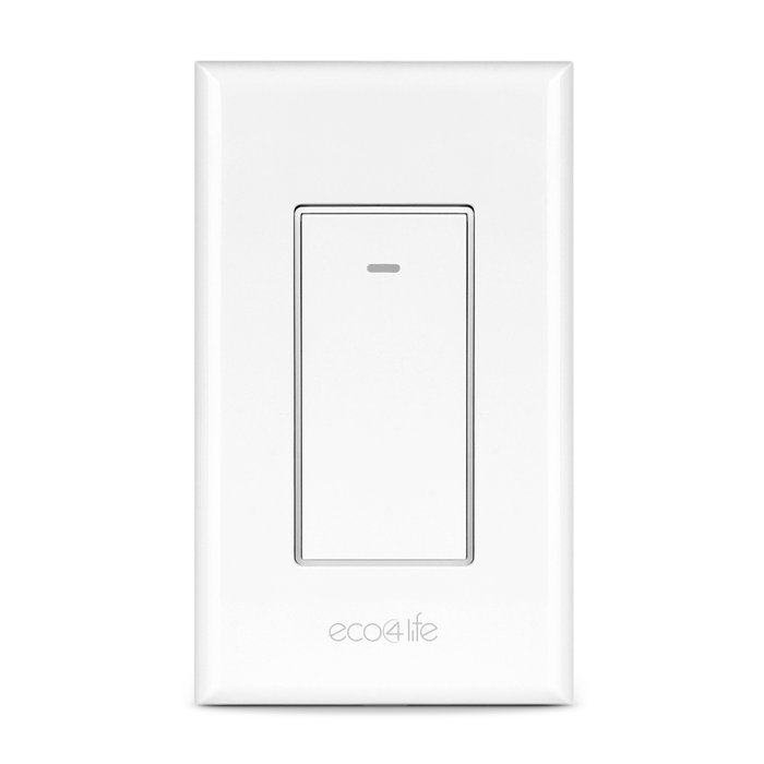 Rocker Light Switch >> Smart Wifi 15 Amp Single Pole Rocker Light Switch Rocker Light Switch >> Smart Wifi 15 Amp Single Pole Rocker Light Switch