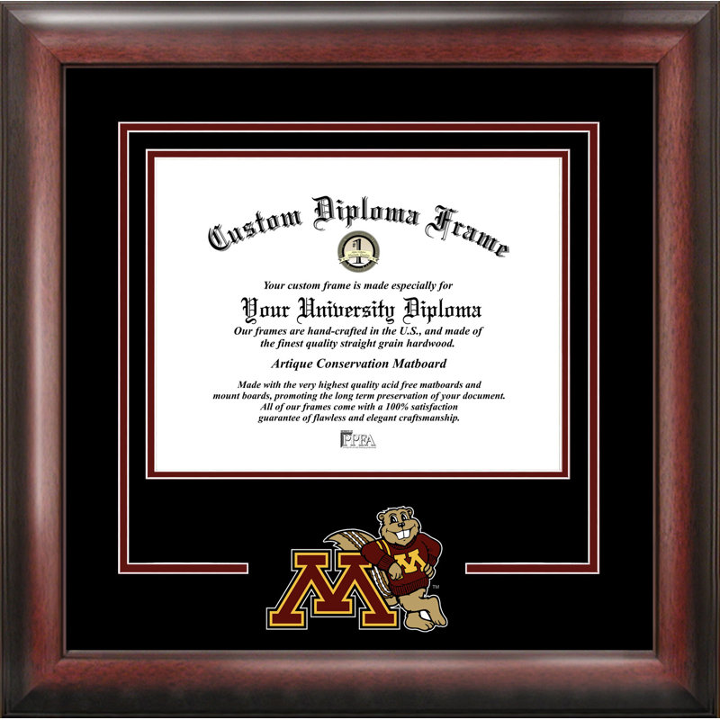 Campus Images Ncaa Minnesota Golden Gophers Spirit Diploma Frame Reviews Wayfair