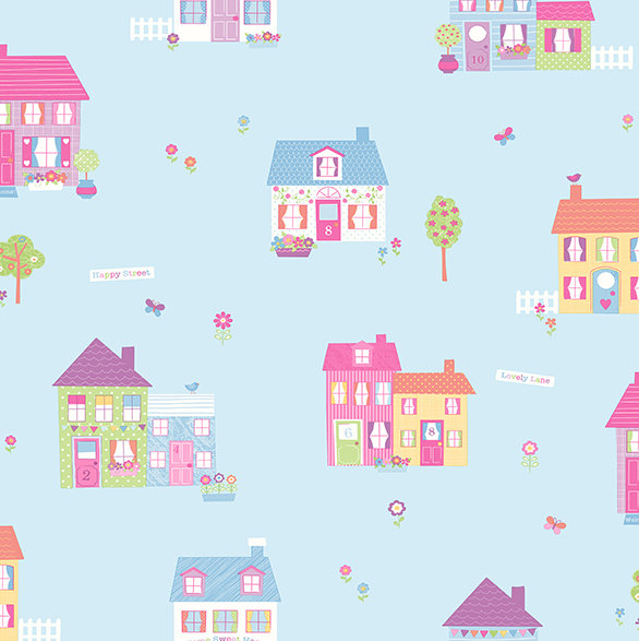 Brewster Home Fashions You Are My Sunshine Happy Street Houses 33
