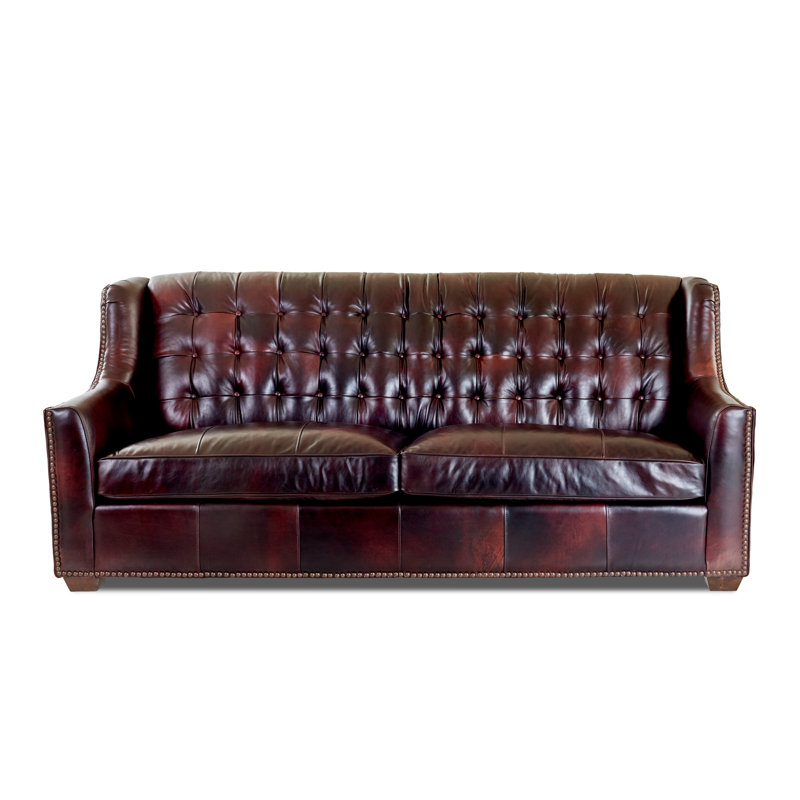 Birch Lane Heritage Leather Sofa Wayfair Birch Lane Heritage Leather Sofa