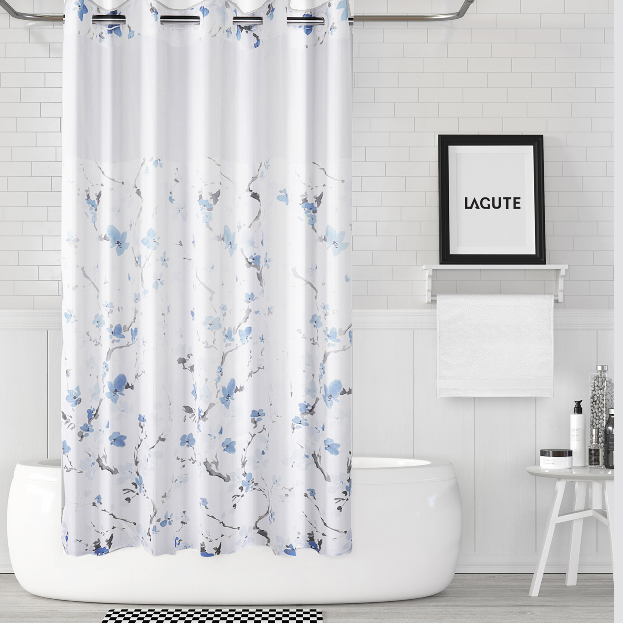 Jhs Lagute Snaphook Single Shower Curtain Reviews Wayfair