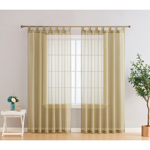 Brown Tab Top Curtains Drapes You Ll Love In 2021 Wayfair