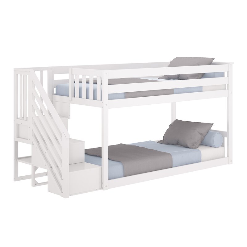 Harriet Bee Kean Twin Over Twin Bunk Bed Reviews Wayfair