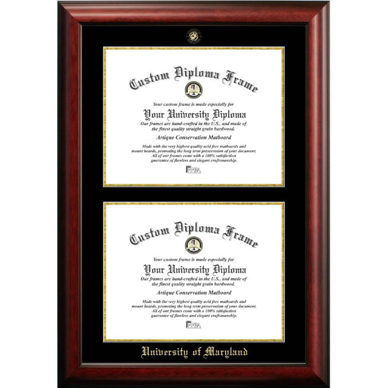 Diploma Frame Deals The Contemporary University Of Maryland Picture Frame Wayfair
