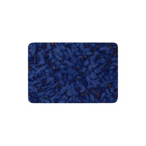 Will Wild Marble Abstract Memory Foam Bath Rug