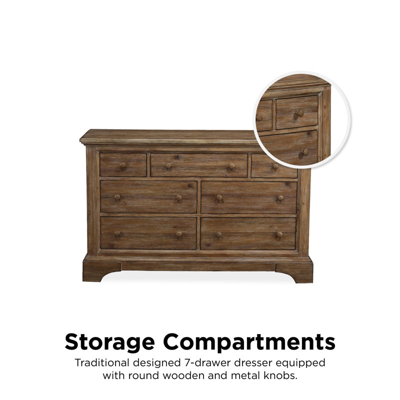 pembrooke 7 drawer dresser