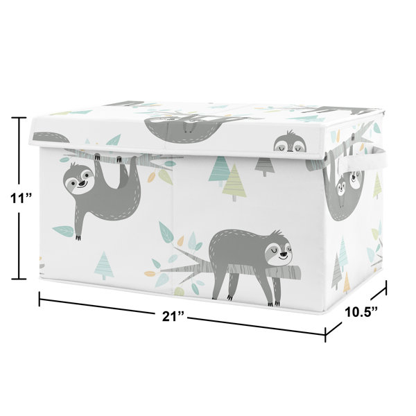 Sweet Jojo Designs Sloth Toy Box Wayfair