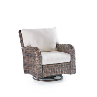 rosecliff heights gilchrist swivel patio chair with cushions