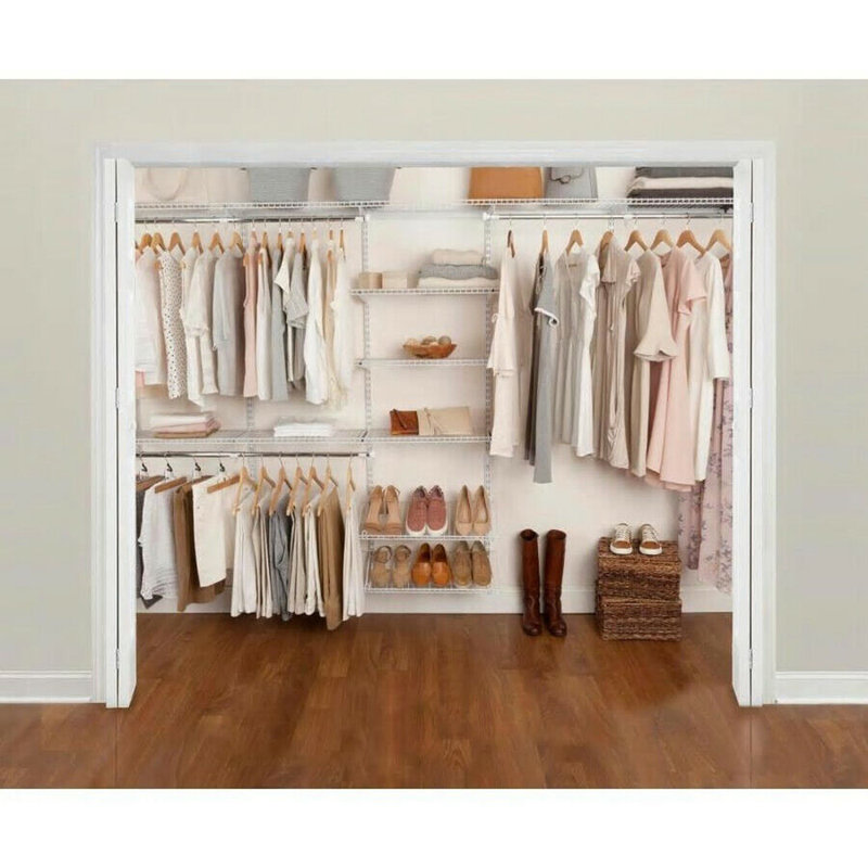 Rubbermaid Fasttrack 96 Wire Closet Configuration Storage Kit Reviews Wayfair