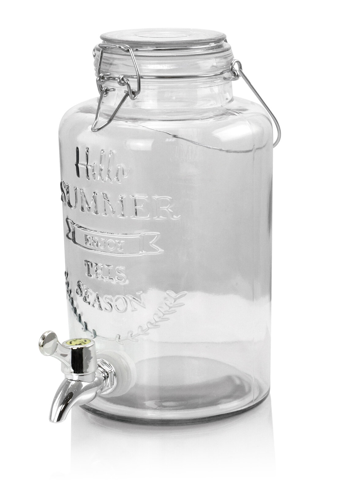 glass beverage dispenser 2.5 gallon