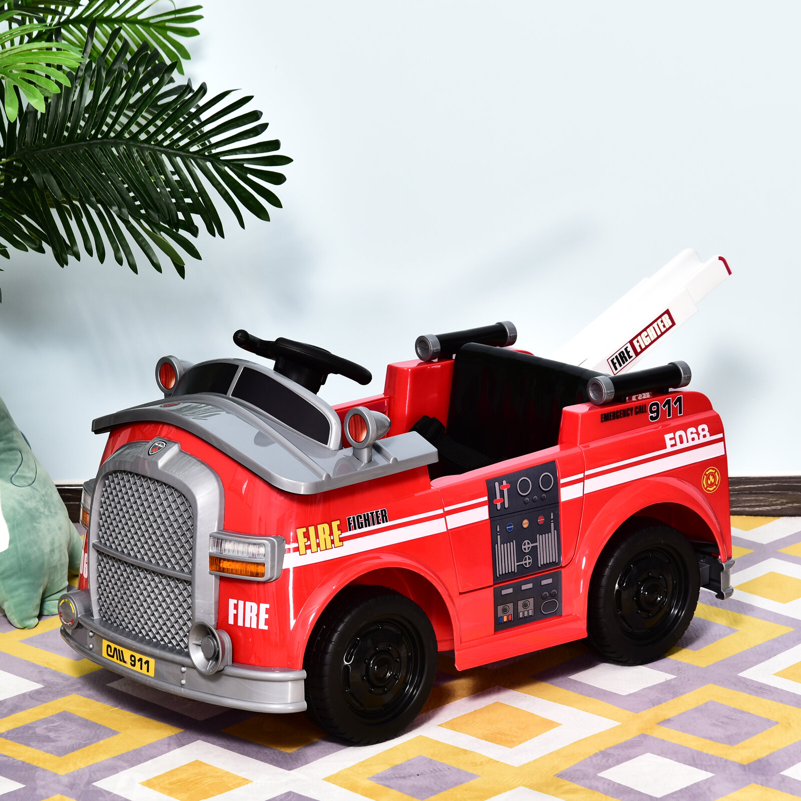 5 pcs Set Dreamon Mini Alloy Fire Engine Truck Models Vehicles Car Educational Toys for Children Kids 
