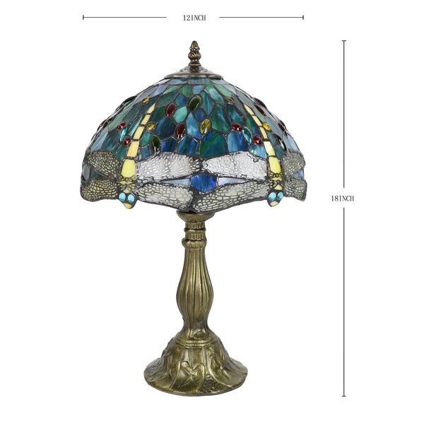 6.5" Hand blown Bohemia Iridescent Glass Lamp Shade Art Nouveau Antique glass