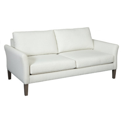 Logan 6775 Flared Arm Loveseat with Reversible Cushions Greyleigh Body Fabric 1002092 Leg Color Aged Gray USBPower Hub White Face PlateWhit
