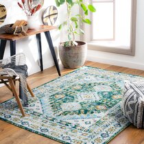GREEN  Traditional Persian Oriental Design Easycare Rug XS-XXL Large NOW  50%OFF 