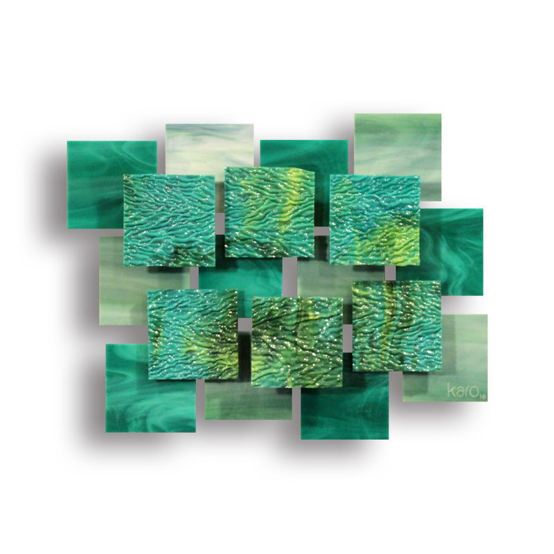 Karo Studio Glass And Metal Wall Decor Perigold
