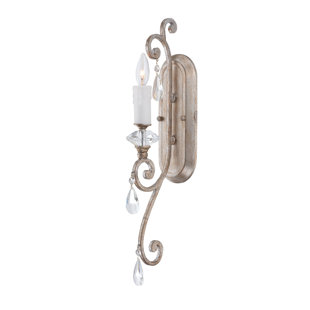 Best Spade 1-Light Candle Wall Light By House of Hampton Wall Lights Spade 1-Light Candle Wall Light By House of Hampton Wall Lights