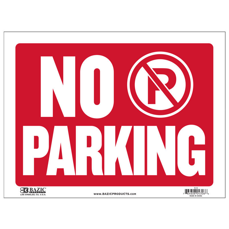 No Parking Sign