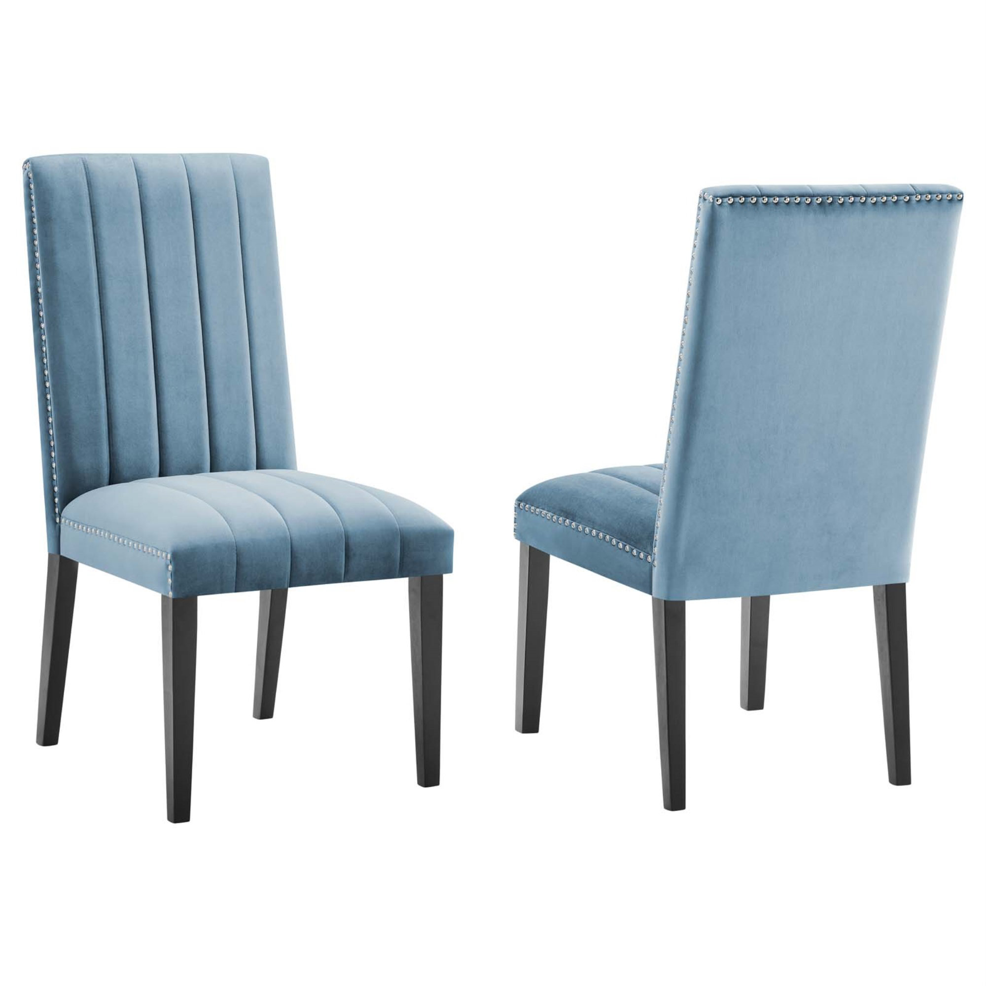Modway Velvet Parsons Chair Wayfair
