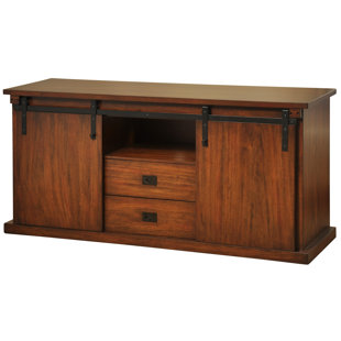 Sliding Barn Door Tv Cover Wayfair Miriam Sliding Barn Door 60 Tv Stand