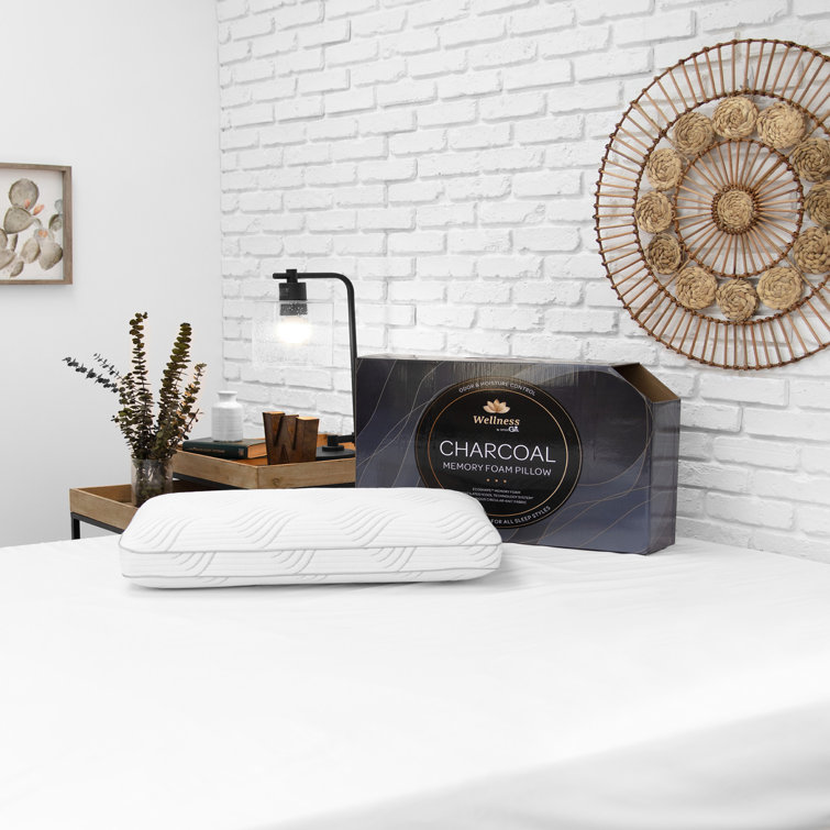 sleep wellness memory foam pillow