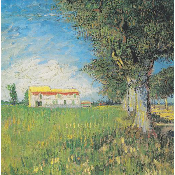Buy Art For Less Farmhouse In A Wheat Field 1888 By Vincent Van