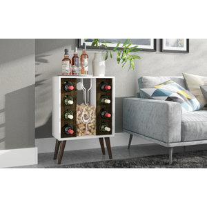 Kory 8 Bottle Floor Wine Cabinet and Display