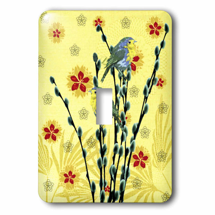 Single Toggle Art Plates Paradise Frog Switch Plate Tools Home Improvement Electrical
