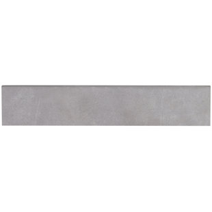 Stainless Steel Tile Trim Wayfair Hampstead 20 X 4 Porcelain Bullnose Tile Trim In Steel