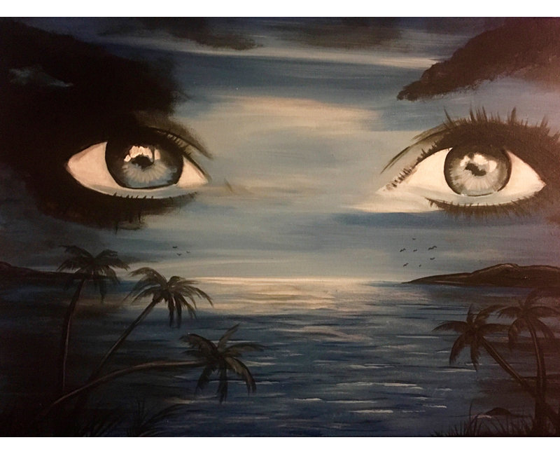 Buy Art For Less Paradise Eyes By Ed Capeau Painting Print On