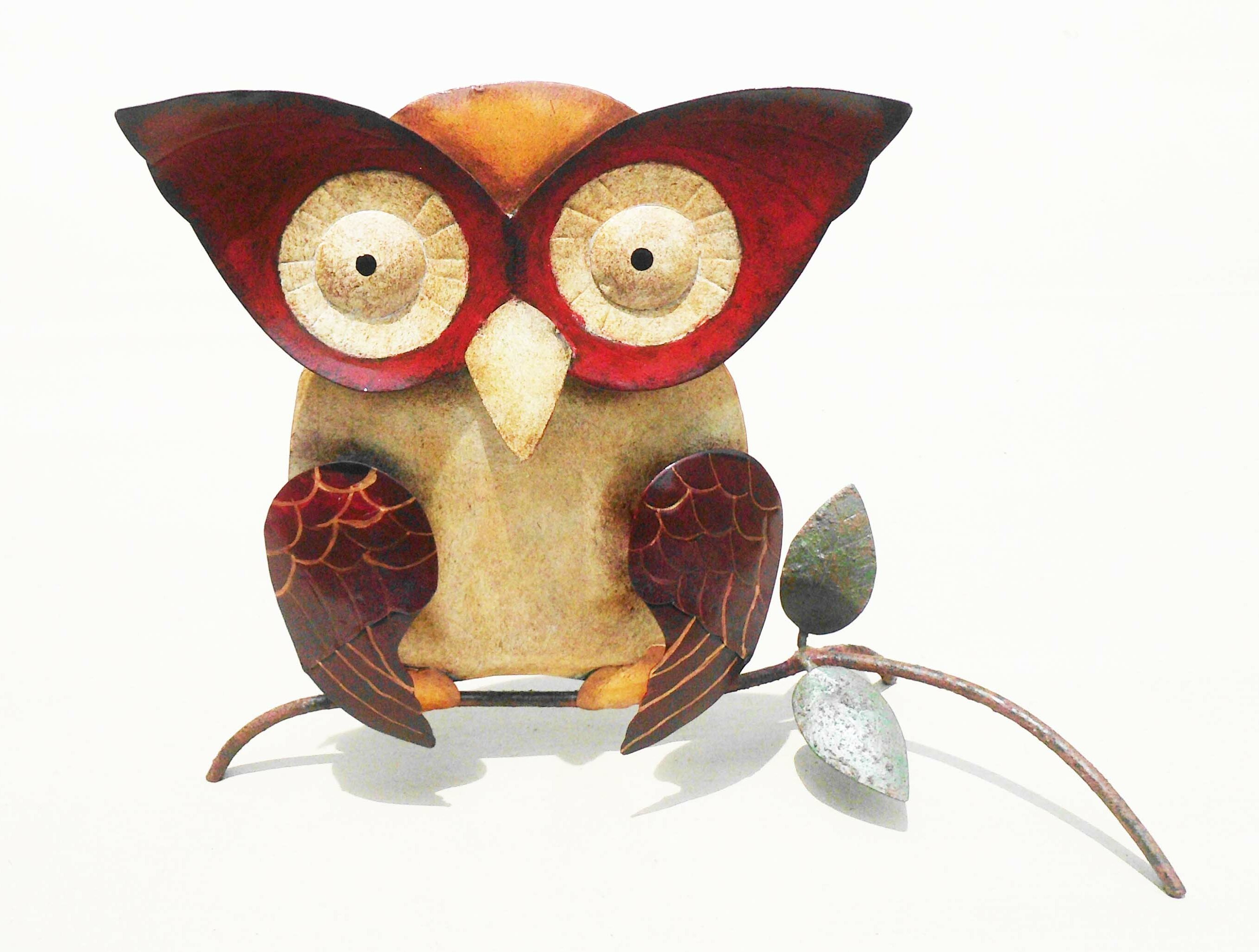 D Art Collection Iron Owl Decor Figurine Reviews Wayfair