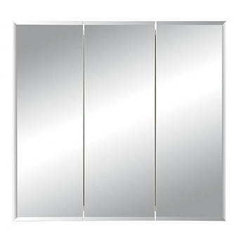 Kinard Recessed Frameless Medicine Cabinet With 3 Adjustable Shelves Reviews Allmodern