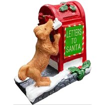 Details about   CHRISTMAS DECORATIONS "LETTERS FOR SANTA" COLLECTIBLE SANTA FIGURINE 