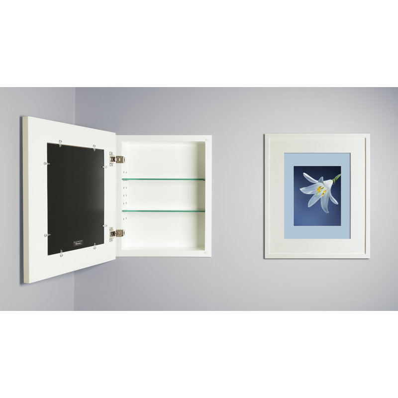 Fox Hollow Furnishings 14 W X 18 H Recessed Framed Medicine Cabinet With 2 Adjustable Shelves Reviews Wayfair