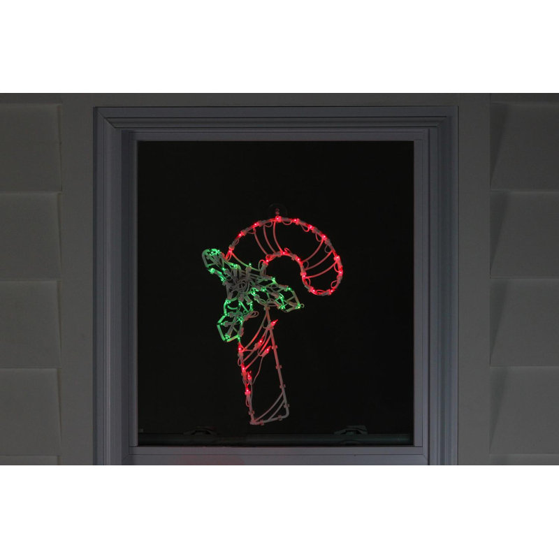 The Holiday Aisle 18 Candy Cane Christmas Window Silhouette