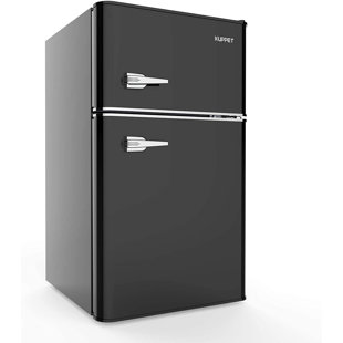 KUPPET Retro 3.2 Cubic Feet cu. ft. Convertible Mini Fridge with Freezer