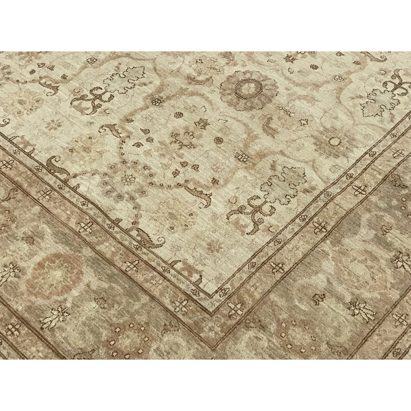 Bokara Rug Co Inc One Of A Kind Hand Knotted Beige 9 Square Bokara Rug Co Inc One Of A Kind Hand