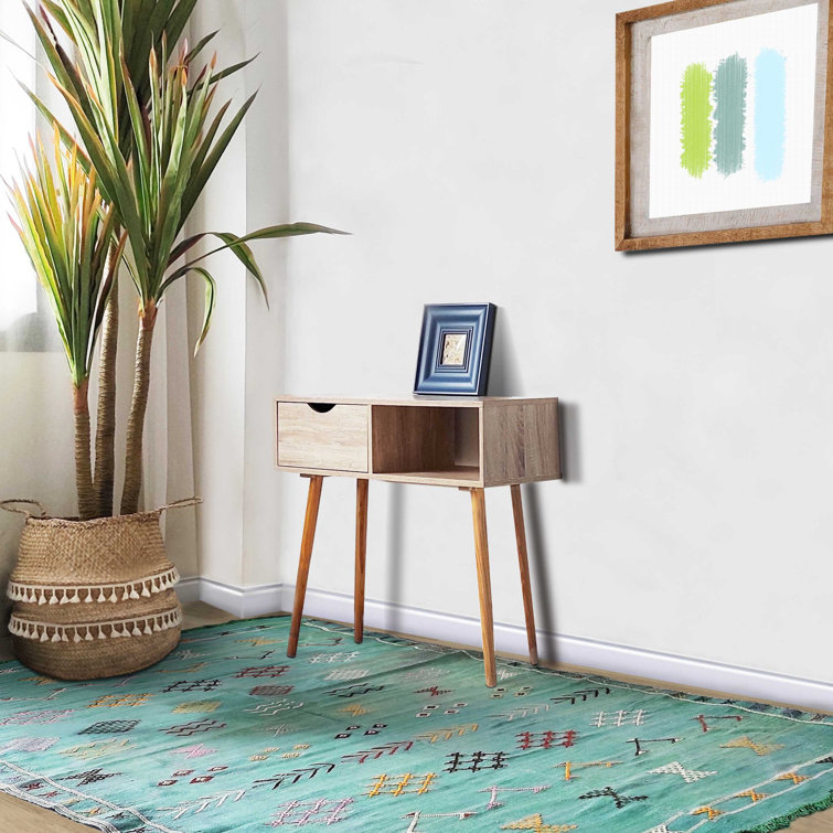 Foundry Select Macksburg Moroccan Handmade Handwoven Seafoam Green Area