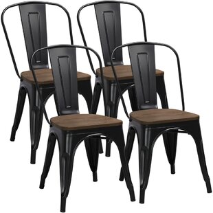 Matte Black Metal Dining Chair Wayfair