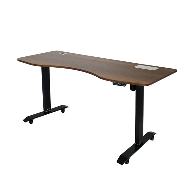 Symple Stuff Herrin Height Adjustable Standing Desk Wayfair
